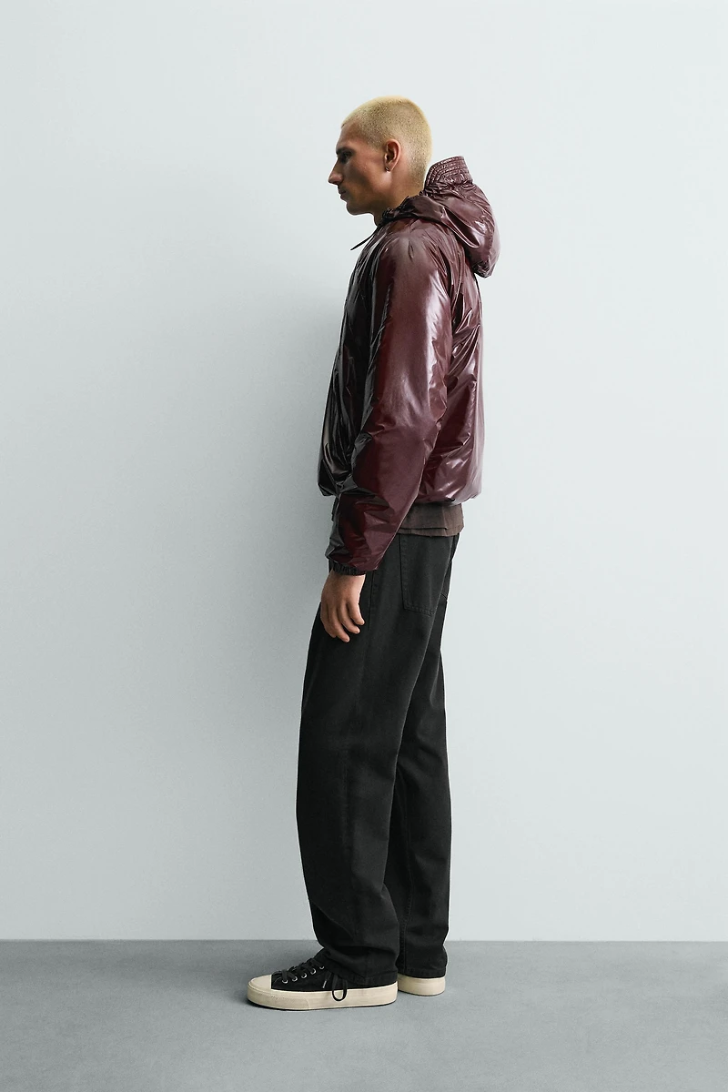 SHINY WATER REPELLENT PUFFER JACKET