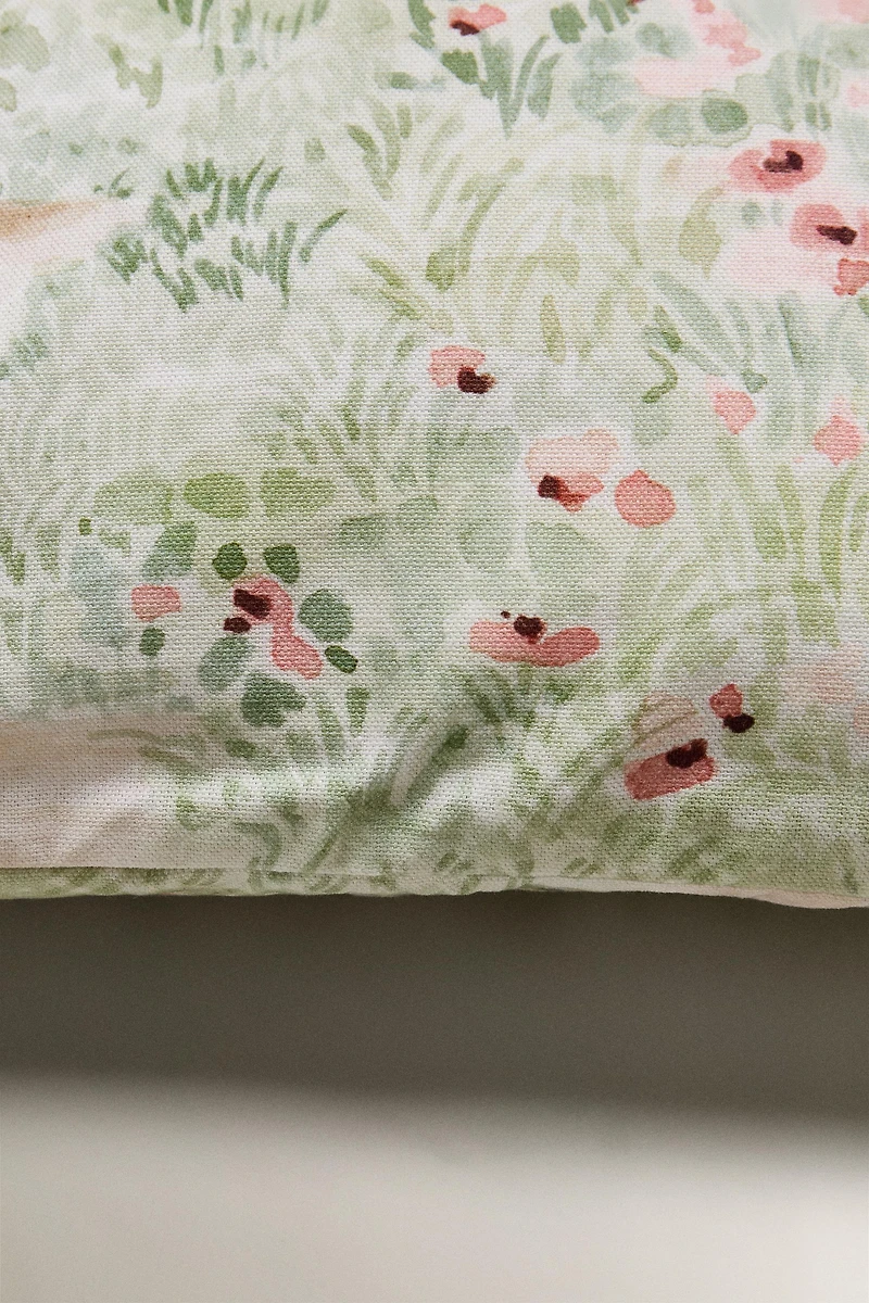 HOUSSE DE COUSSIN IMPRIMÉ AQUARELLE