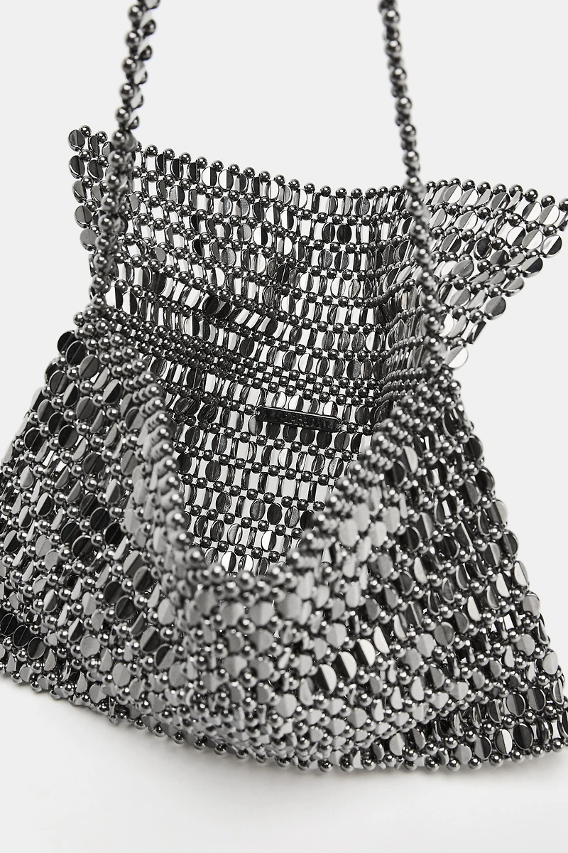 SHOULDER BAG WITH APPLIQUÉS