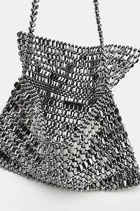 SHOULDER BAG WITH APPLIQUÉS