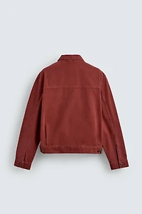 CROPPED FIT PATCH JACKET