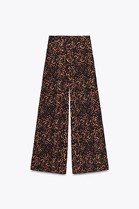 ANIMAL PRINT PALAZZO PANTS