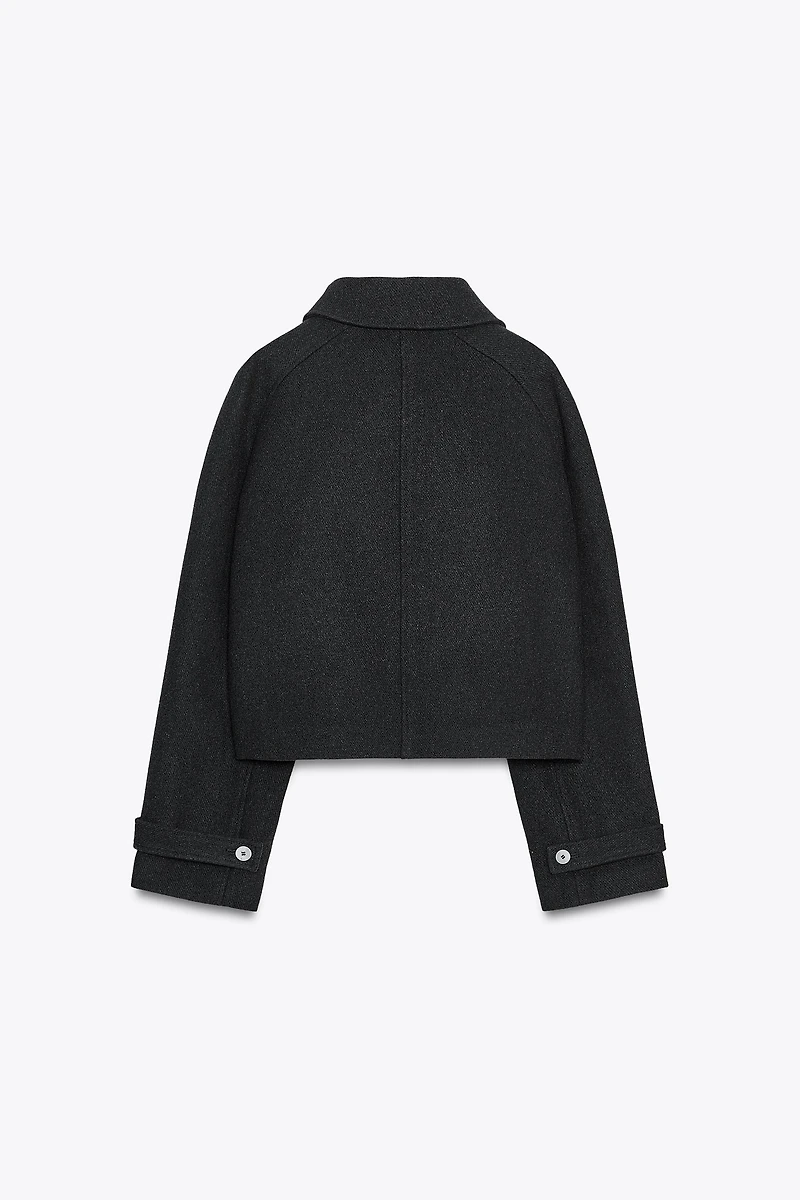 ZW COLLECTION WOOL SHORT COAT