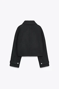ZW COLLECTION WOOL SHORT COAT