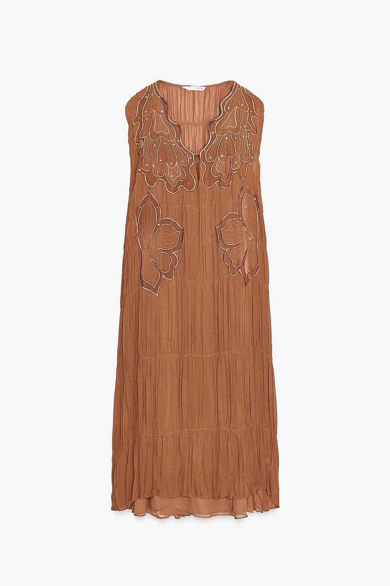 ROBE PLIS BRODÉE ZW COLLECTION