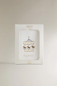 ENSEMBLE CARTES POSTALES FIGURES NOËL (ENSEMBLE DE 6)