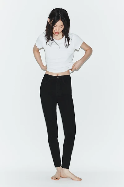 TRF HI-RISE SKINNY JEANS