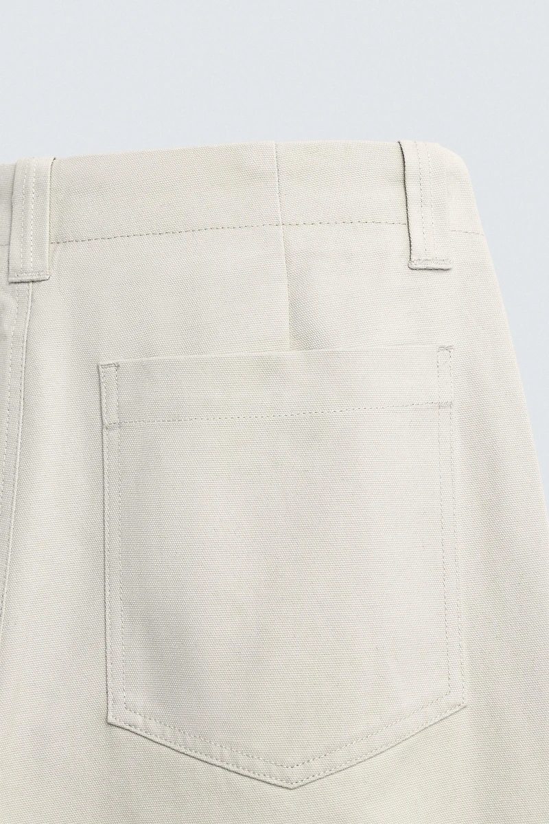 CANVAS TEXTURED PANTS