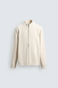 ZIPPER CARDIGAN