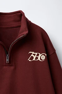 ENSEMBLE SWEAT ZIPPÉ ET PANTALON JOG TEXTE