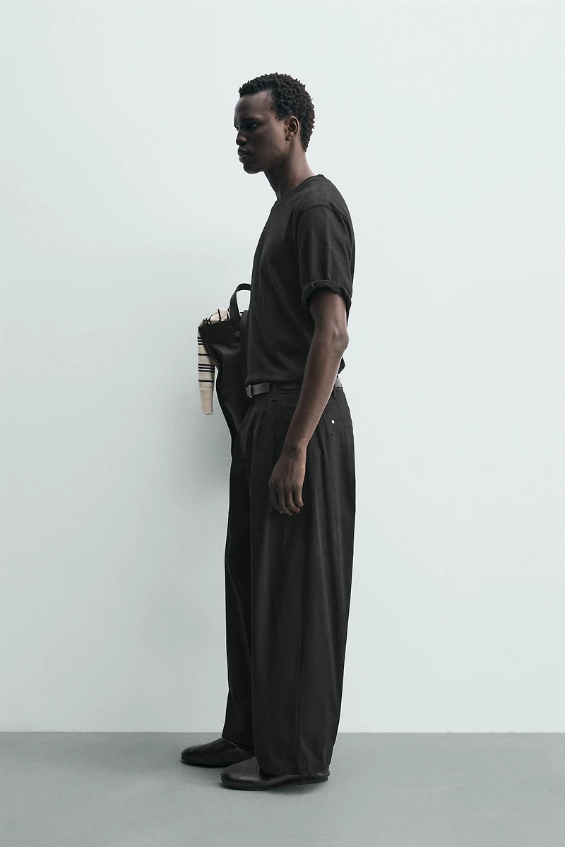 WIDE FIT CHINO PANTS