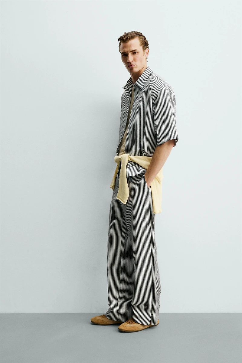 RELAXED FIT STRIPED SHIRT