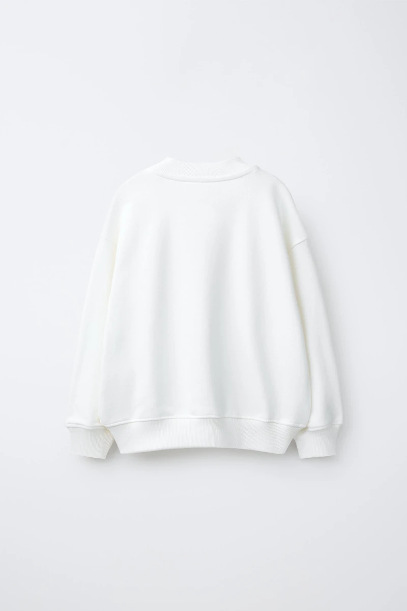 TEXT PATCH SWEATSHIRT