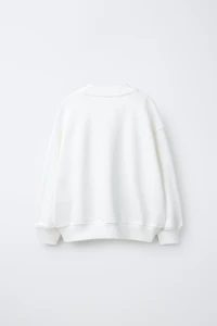 TEXT PATCH SWEATSHIRT