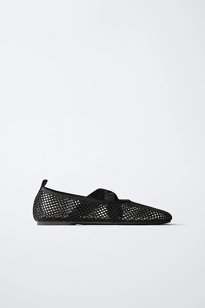 MESH BALLET FLATS