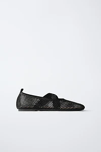MESH BALLET FLATS