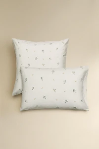 LEAF PRINT PILLOWCASE