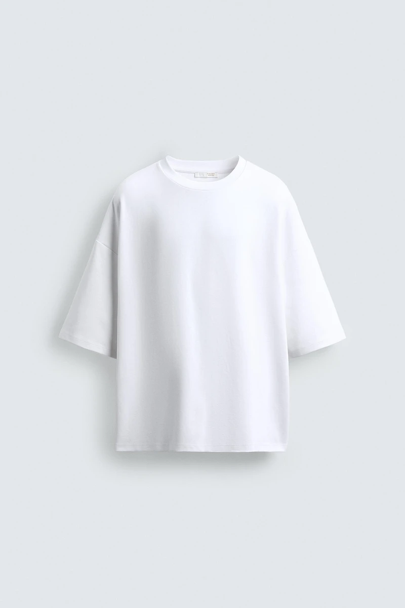 NEOPRENE EFFECT BOXY FIT T-SHIRT