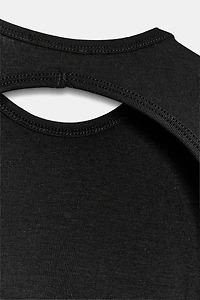 OPEN BACK T-SHIRT
