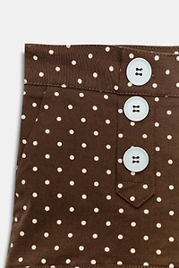 POLKA DOT MINI SHORTS