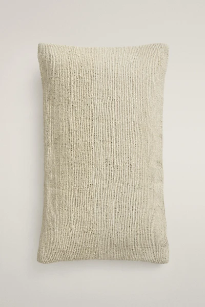 WOVEN THROW PILLOW COVER