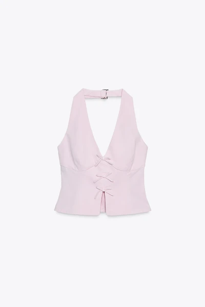 TIED CROPPED TOP