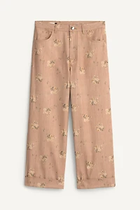 LIMITED EDITION FLORAL PRINT PANTS