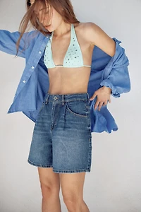 ZW COLLECTION HIGH-WAIST DENIM SHORTS