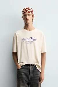T-SHIRT IMPRIMÉ DÉLAVÉ