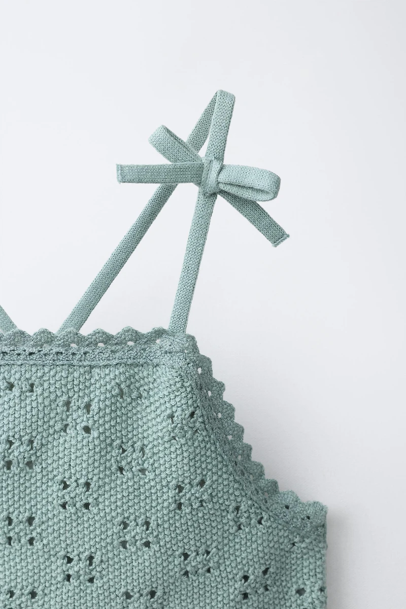 1-6 YEARS / CROCHET KNIT SWIMSUIT