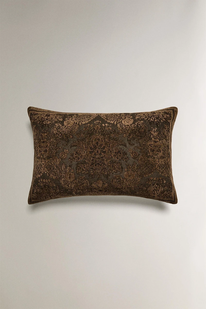JACQUARD CHENILLE CUSHION COVER