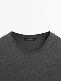 Short sleeve melange T-shirt