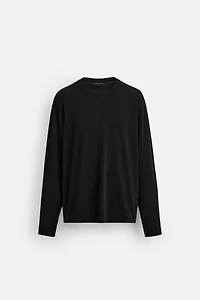 TEXTURED VISCOSE BLEND SWEATER