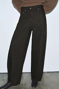 ZW COLLECTION MID-RISE BALLOON JEANS