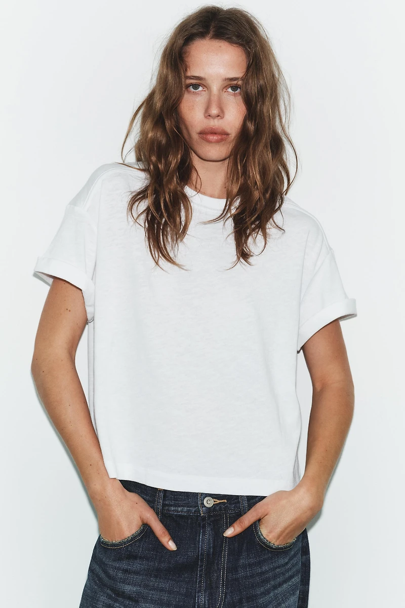 COTTON SHORT SLEEVE T-SHIRT