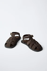 LEATHER FISHERMAN SANDALS