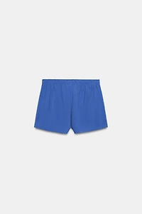 SHORT FLUIDE ÉLASTIQUE BOUTONS