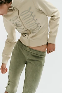 FROG FASTENING SWEATSHIRT