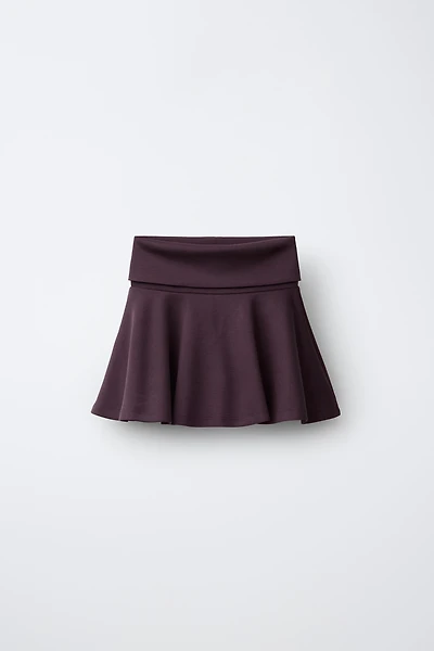 FOLD-OVER GYM SKIRT