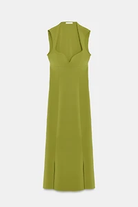 SWEETHEART NECKLINE DRESS