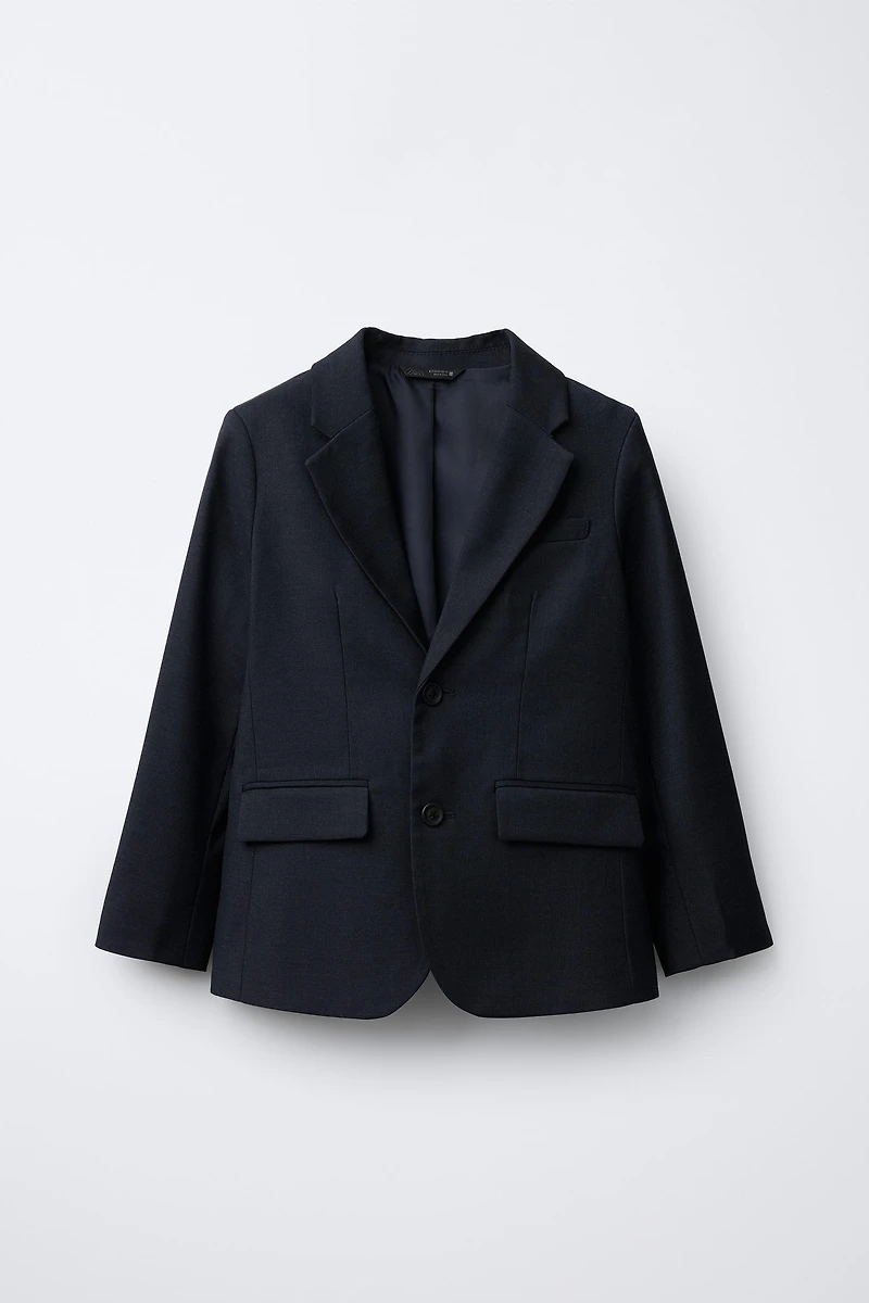 TEXTURED SUIT BLAZER