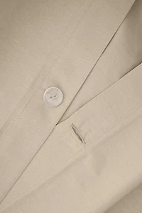 PERCALE COTTON DUVET COVER ( THREAD COUNT