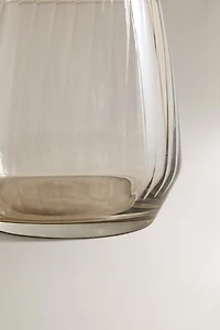 COLOURED GLASS TUMBLER