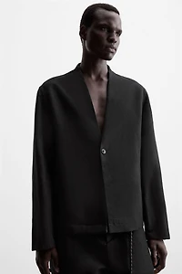 COTTON-LINEN SUIT BLAZER