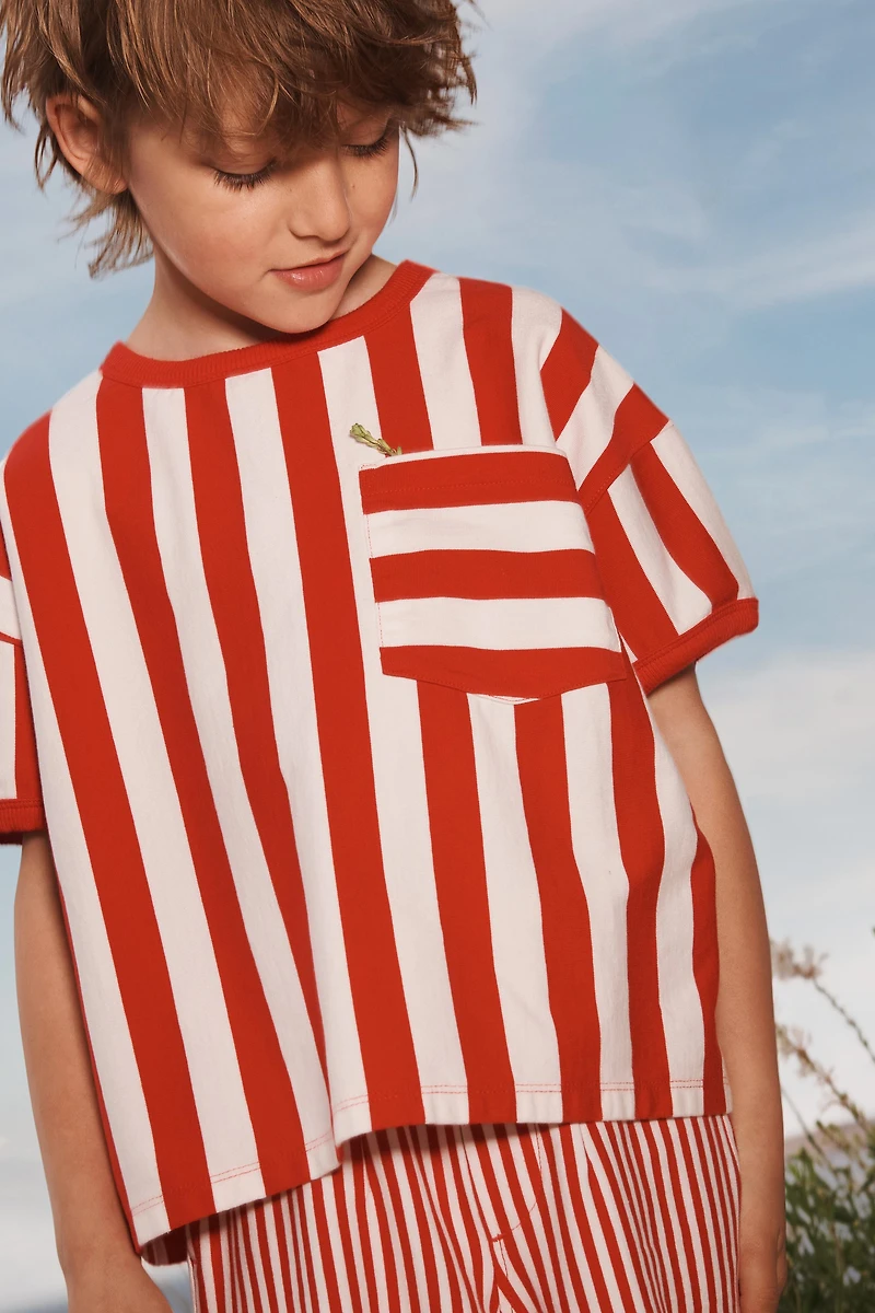 STRIPED POCKET T-SHIRT LIMITED EDITION