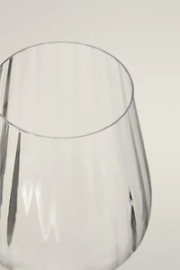 VERRE À VIN CRISTALLIN RELIEF