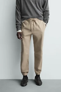 SLIM FIT JOGGER WAIST PANTS