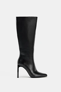 POINTED TOE HEEL BOOTS