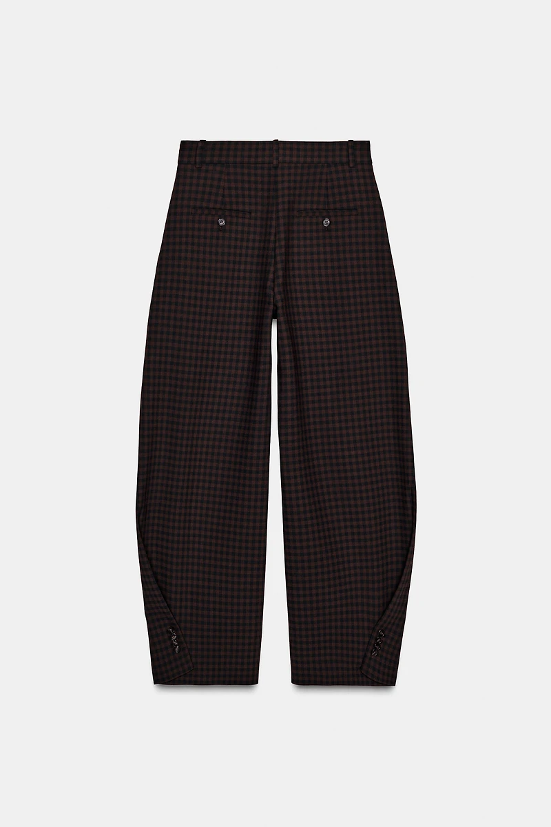 ZW COLLECTION BALLOON PANTS WITH BUTTONS