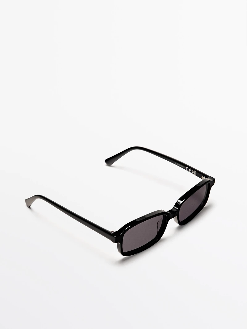 Small rectangular sunglasses